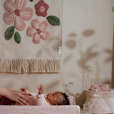 Little Dutch - Wall Tapestry Flower Fairy Garden, White - Swanky Boutique Malta