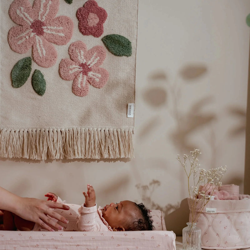 Little Dutch - Wall Tapestry Flower Fairy Garden, White - Swanky Boutique Malta