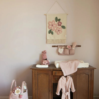 Little Dutch - Wall Tapestry Flower Fairy Garden, White - Swanky Boutique Malta