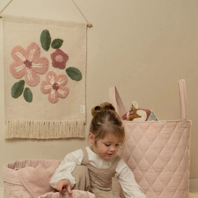 Little Dutch - Wall Tapestry Flower Fairy Garden, White - Swanky Boutique Malta