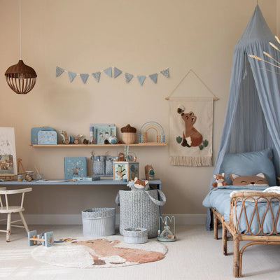 Little Dutch - Wall Tapestry Fox Forest Friends, White - Swanky Boutique Malta