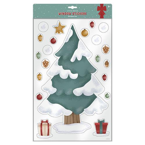 Little Dutch - Window Sticker - Christmas Tree - Window Sticker - Christmas Tree - Swanky Boutique Malta 