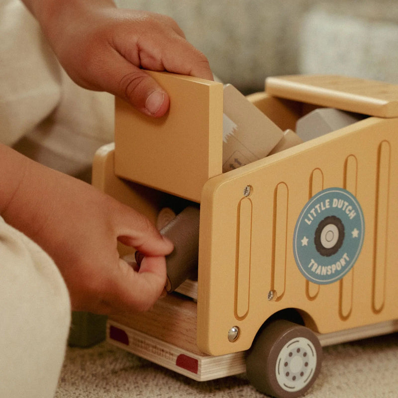 Little Dutch - Wooden - Dump Truck - Swanky Boutique Malta 