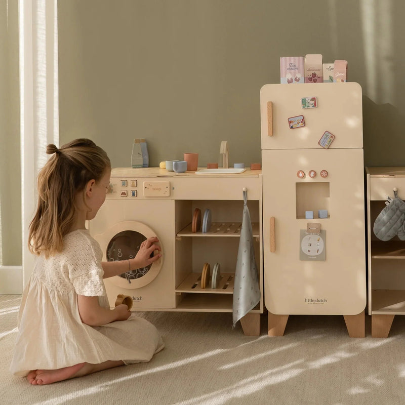 Little Dutch - Wooden - Washing Machine - Swanky Boutique Malta