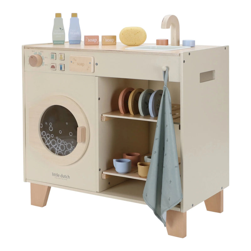 Little Dutch - Wooden - Washing Machine - Swanky Boutique Malta