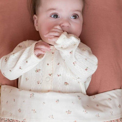 Little Dutch Bassinet summer blanket 4-layer muslin Fairy Blossom - Swanky Boutique 