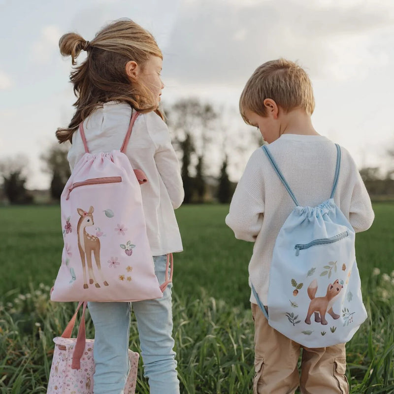 Little Dutch Drawstring Gym Bag - Forest Friends Swanky Boutique Malta
