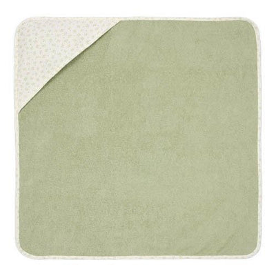 Little Dutch Hooded towel muslin Blueberry Leaves - 75x75 cm - Swanky Boutique