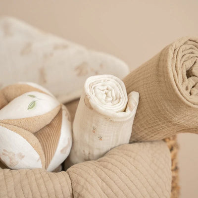 Little Dutch Muslin Swaddle Beige - Swanky Boutique Malta