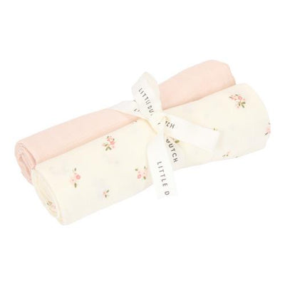 Little Dutch Swaddles muslin 70 x 70 cm Fairy Floral & Blossom - Swanky Boutique