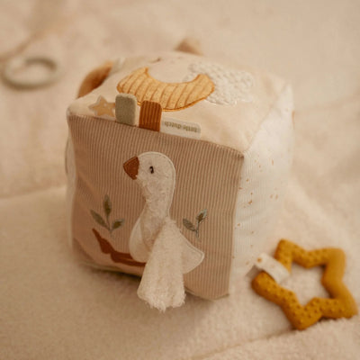 Little Dutch - Activity Cube, Soft - Newborn Naturals - Swanky Boutique Malta 