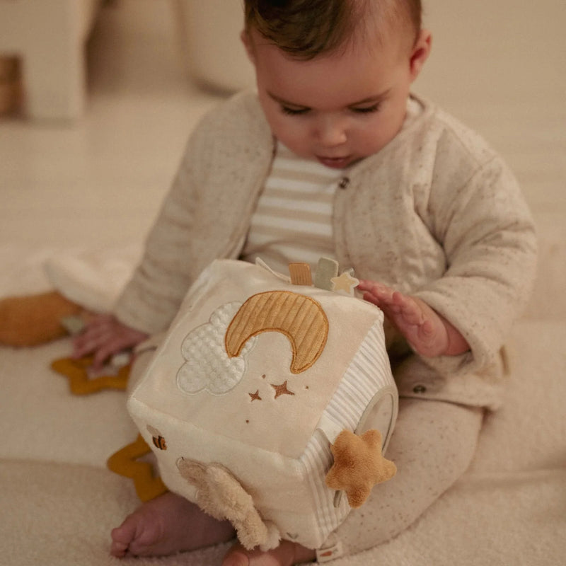 Little Dutch - Activity Cube, Soft - Newborn Naturals - Swanky Boutique Malta 