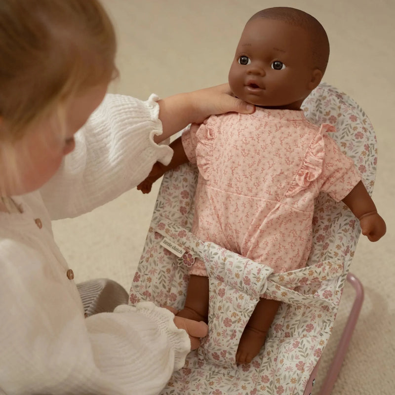 Little Dutch - Doll Bouncer - Soft Flowers - Swanky Boutique Malta