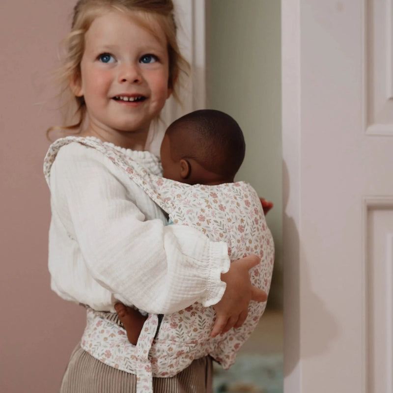 Little Dutch - Doll Carrier - Soft Flowers - Swanky Boutique Malta 