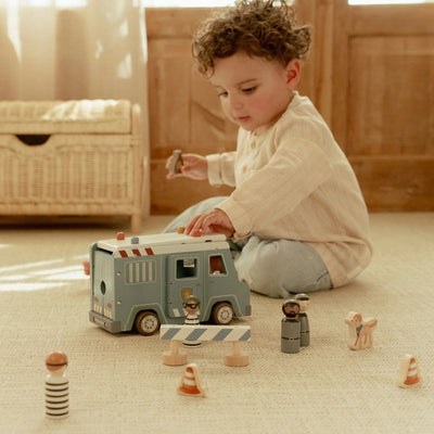 Little Dutch - Wooden - Police Van - Swanky Boutique Malta
