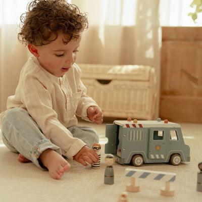 Little Dutch - Wooden - Police Van - Swanky Boutique Malta