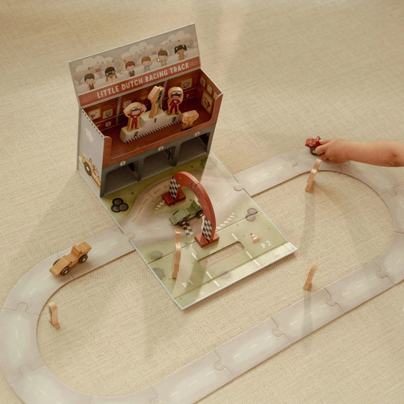 Little Dutch - Wooden - Racetrack In Play Case - Swanky Boutique Malta 