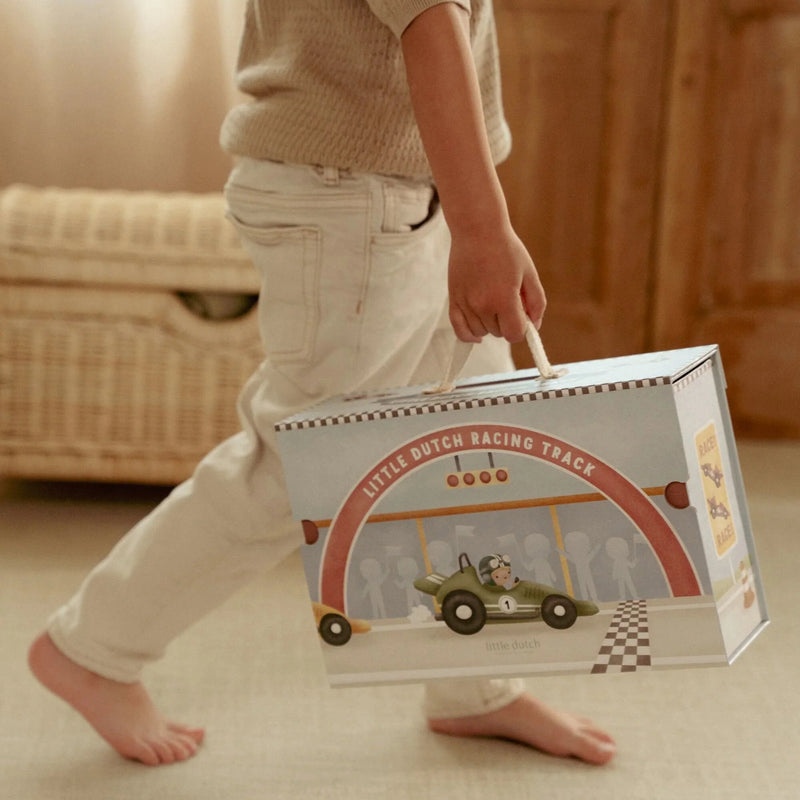 Little Dutch - Wooden - Racetrack In Play Case - Swanky Boutique Malta 