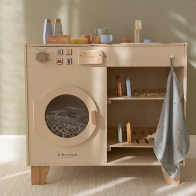 Little Dutch - Wooden - Washing Machine - Swanky Boutique Malta