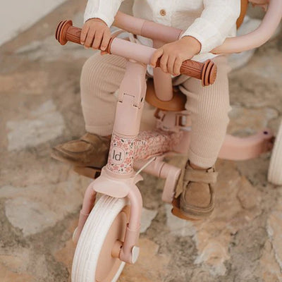 Little Dutch- 4 in 1 Tricycle - Pink-Swanky Boutique Malta