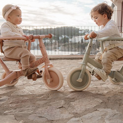 Little Dutch- 4 in 1 Tricycle - Pink-Swanky Boutique Malta