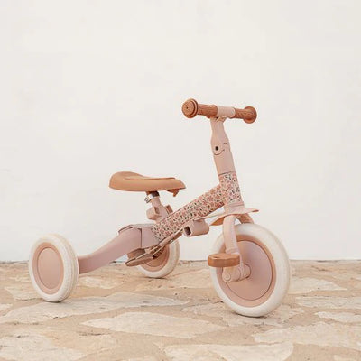 Little Dutch- 4 in 1 Tricycle - Pink-Swanky Boutique Malta