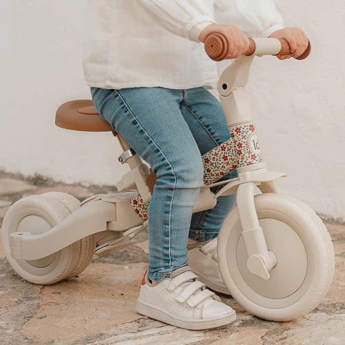 4 in 1 Tricycle - Off White Sunny Flowers