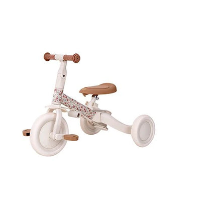 4 in 1 Tricycle - Off White Sunny Flowers