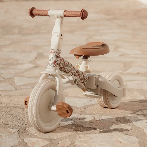 4 in 1 Tricycle - Off White Sunny Flowers