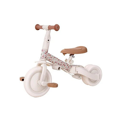 4 in 1 Tricycle - Off White Sunny Flowers