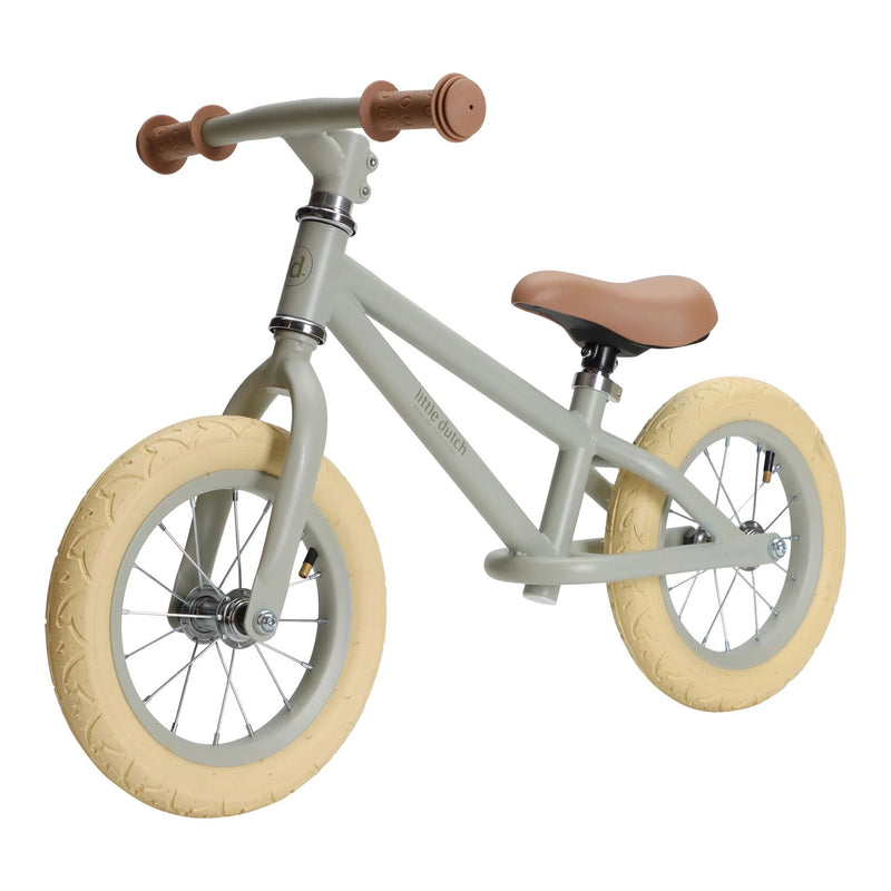 Little Dutch Balance Bike Matte Green - Swanky Boutique Malta 