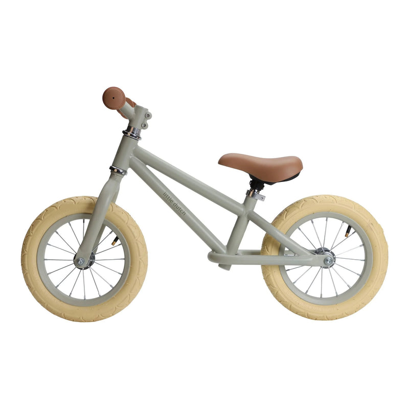 Little Dutch Balance Bike Matte Green - Swanky Boutique Malta 
