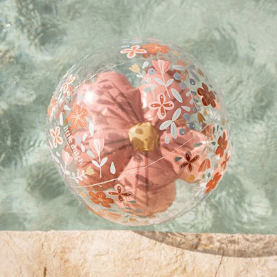 Little Dutch Beach Ball 3D Figure Pink Flowers - Swanky Boutique Malta