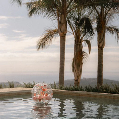 Little Dutch Beach Ball 3D Figure Pink Flowers - Swanky Boutique Malta