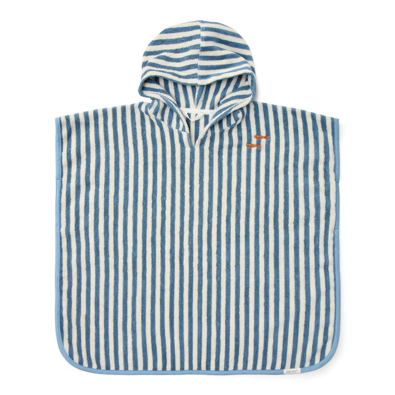 Little Dutch Beach Poncho - Sea Life Ocean Blue - Swanky Boutique Malta