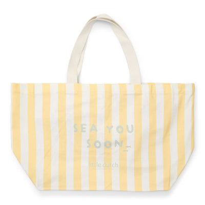 Little Dutch Beach bag - Yellow - Size one size - Stripe - Swanky Boutique Malta
