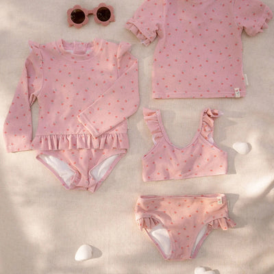 Little Dutch Bikini - Pink - Sunny Flowers - Swanky Boutique Malta