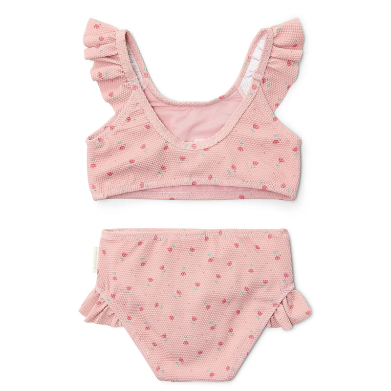 Little Dutch Bikini - Pink - Sunny Flowers - Swanky Boutique Malta
