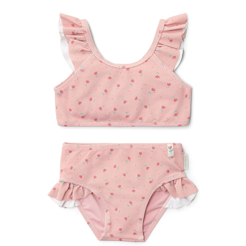 Little Dutch Bikini - Pink - Sunny Flowers - Swanky Boutique Malta
