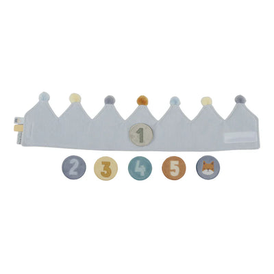 Little Dutch Birthday Crown with Numbers Blue - Swanky Boutique 1
