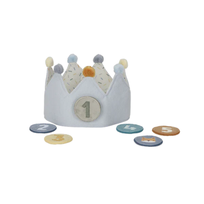 Little Dutch Birthday Crown with Numbers Blue - Swanky Boutique 1