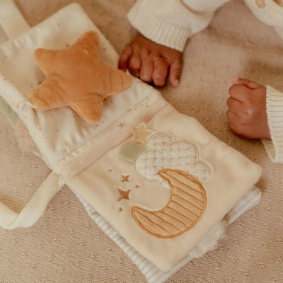 Little Dutch Buggy booklet - White - Newborn Naturals - Swanky Boutique