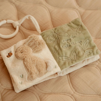 Little Dutch Buggy booklet - White - Newborn Naturals - Swanky Boutique