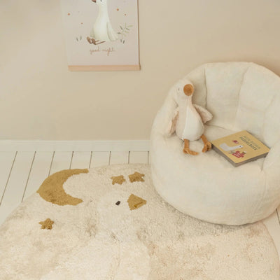 Little Dutch Children's Armchair Teddy - White - Swanky Boutique Malta