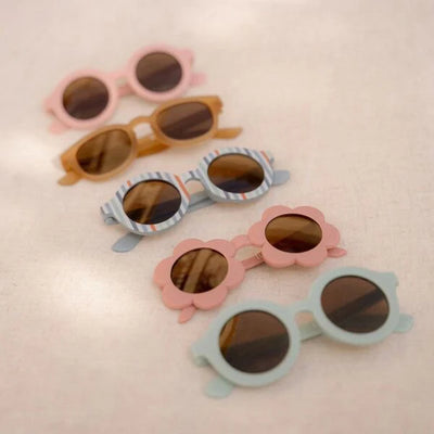 Kid's Sunglasses - Round Stripe (2+ Years)