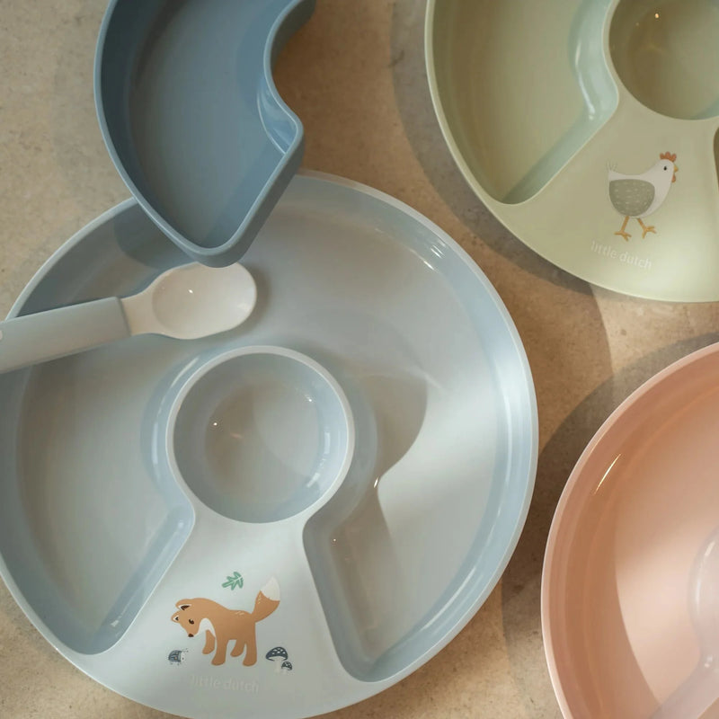 Little Dutch Compartment Plate Forest Friends - Swanky Boutique Malta