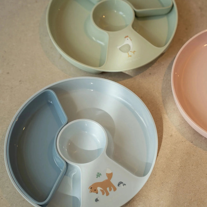 Little Dutch Compartment Plate Forest Friends - Swanky Boutique Malta