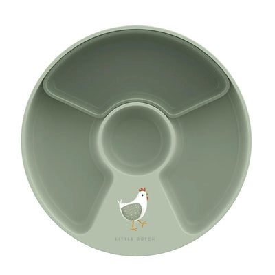 Little Dutch Compartment Plate Little Farm - Swanky Boutique Malta