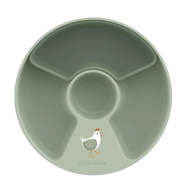 Little Dutch Compartment Plate Little Farm - Swanky Boutique Malta