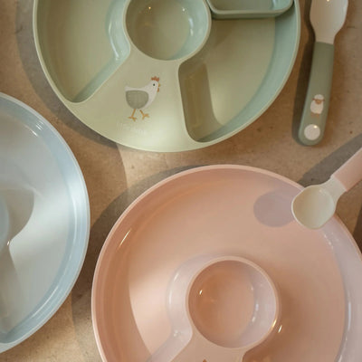 Little Dutch Compartment Plate Little Farm - Swanky Boutique Malta